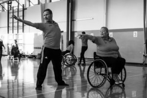 Wheelchair dance class